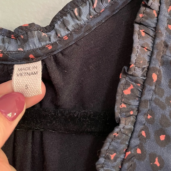 Dolan ‘Marilyn’ Mixed Media Cheetah Print Blouse - Picture 8 of 10